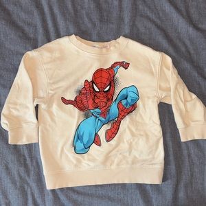 H&M boy spiderman sweatshirt